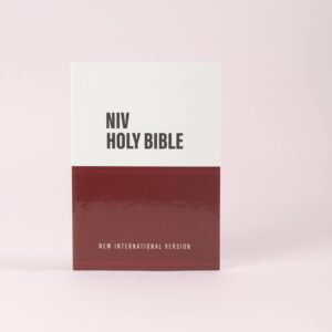 Niv Mini Compact Bible Blue White | Christ Words in Red, Easy to Carry, Paperback Cover | Mini Size 6 x 4.2 inch