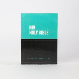 Niv Mini Compact Bible Teal Black | Christ Words in Red, Easy to Carry, Paperback Cover