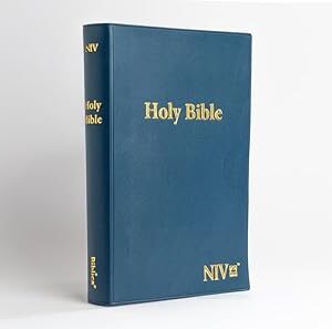 NIV Compact Vinyl Softcover Blue Bible