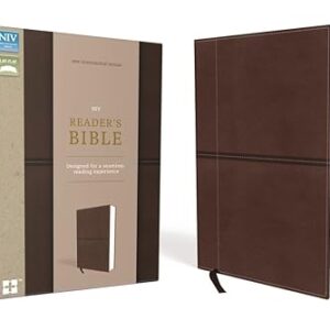 NIV, Reader’s Bible, Imitation Leather, Brown