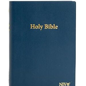 NIV Mini Compact Vinyl Softcover Blue Bible, Pocket size