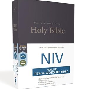 NIV, Value Pew and Worship Bible, Hardcover, Blue