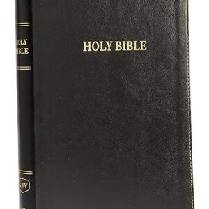 KJV Holy Bible: Large Print Thinline, Black Leathersoft, Red Letter, Comfort Print: King James Version