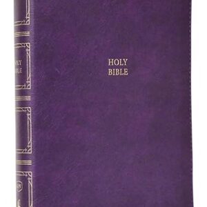 KJV Holy Bible: Paragraph-style Large Print Thinline with 43,000 Cross References, Purple Leathersoft, Red Letter, Comfort Print: King James Version