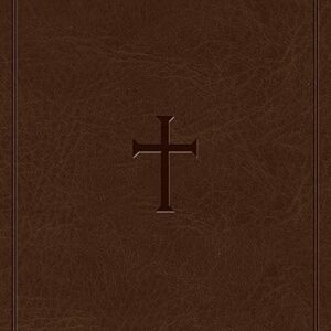 KJV Holy Bible/Super Giant Print Reference Bible/Words of Christ in red/Brown