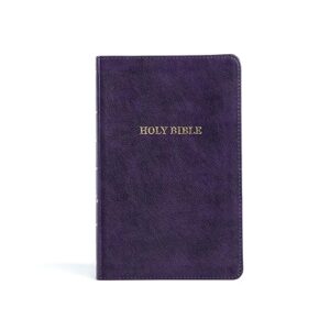 KJV Thinline Reference Bible, Purple LeatherTouch, Red Letter, Pure Cambridge Text, Presentation Page, Cross-References, Full-Color Maps, Easy-to-Read Bible MCM Type