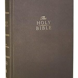 KJV Holy Bible with Apocrypha and 73,000 Center-Column Cross References, Hardcover, Red Letter, Comfort Print: King James Version