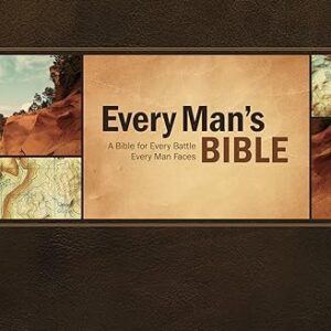 Every Man’s Bible: New Living Translation (Hardcover, Every Man’s Series) – Study Bible for Men with Study Notes, Book Introductions, and 44 Charts