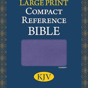 KJV Large Print Compact Reference Bible (Flexisoft, Lavender, Red Letter)