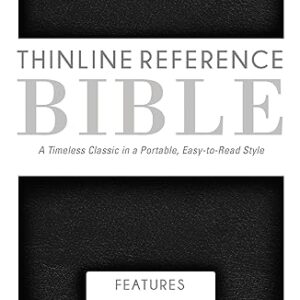 KJV Thinline Reference Bible (Flexisoft, Black, Red Letter)