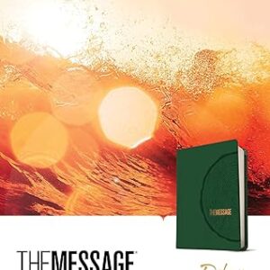 The Message Deluxe Gift Bible, Large Print (Leather-Look, Forest Green): The Bible in Contemporary Language