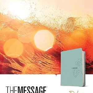 The Message Deluxe Gift Bible, Large Print (Leather-Look, Eucalyptus): The Bible in Contemporary Language