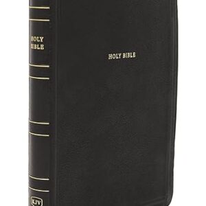 KJV Holy Bible: Giant Print Thinline Bible, Black Leathersoft, Red Letter, Comfort Print (Thumb Indexed): King James Version