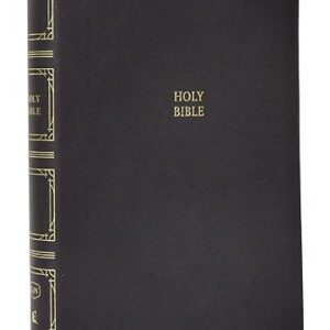 KJV Holy Bible: Paragraph-style Large Print Thinline with 43,000 Cross References, Black Leathersoft, Red Letter, Comfort Print (Thumb Indexed): King James Version