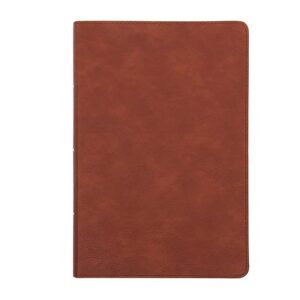 NASB Giant Print Reference Bible, Burnt Sienna LeatherTouch, Red Letter, Presentation Page, Cross-References, Full-Color Maps, Easy-to-Read Bible Karmina Type