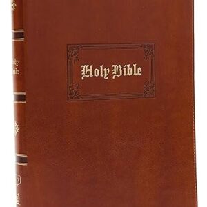 KJV Holy Bible: Giant Print Thinline Bible, Tan Leathersoft, Red Letter, Comfort Print: King James Version (Vintage Series)