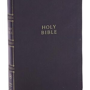 KJV Holy Bible: Compact Bible with 43,000 Center-Column Cross References, Gray Leathersoft, Red Letter, Comfort Print: King James Version