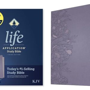 KJV Life Application Study Bible, Third Edition (LeatherLike, Peony Lavender, Red Letter)